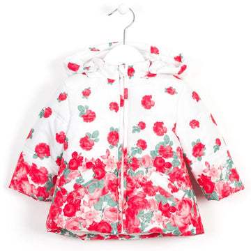 Losan kurtka róże 628-2005AD  kolor biały/czerwony -  - #tag1# - #tag2# - #tag3# - #tag4#