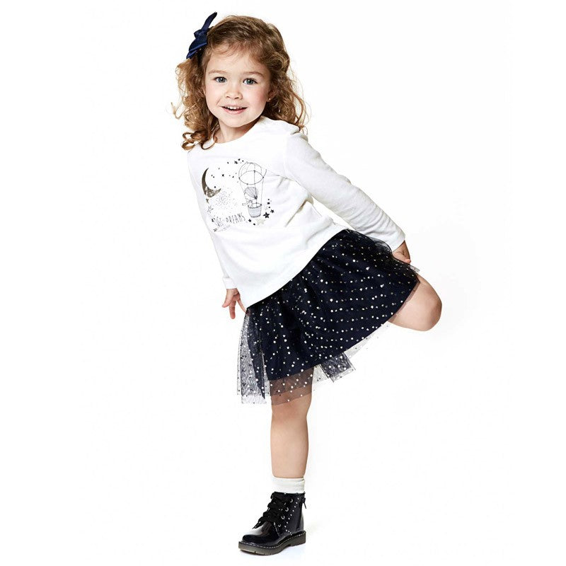 Losan spódnica dla dziewczynki kolor granat 828-7002AD -  - #tag1# - #tag2# - #tag3# - #tag4#