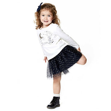 Losan spódnica dla dziewczynki kolor granat 828-7002AD -  - #tag1# - #tag2# - #tag3# - #tag4#