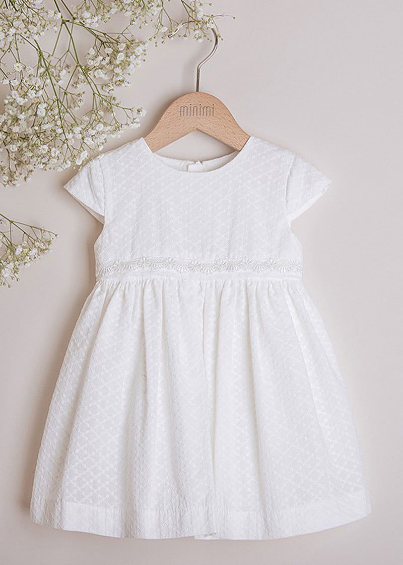 MINIMI 44/20 Sukienka elegancka kolor śmietanka -  - #tag1# - #tag2# - #tag3# - #tag4#