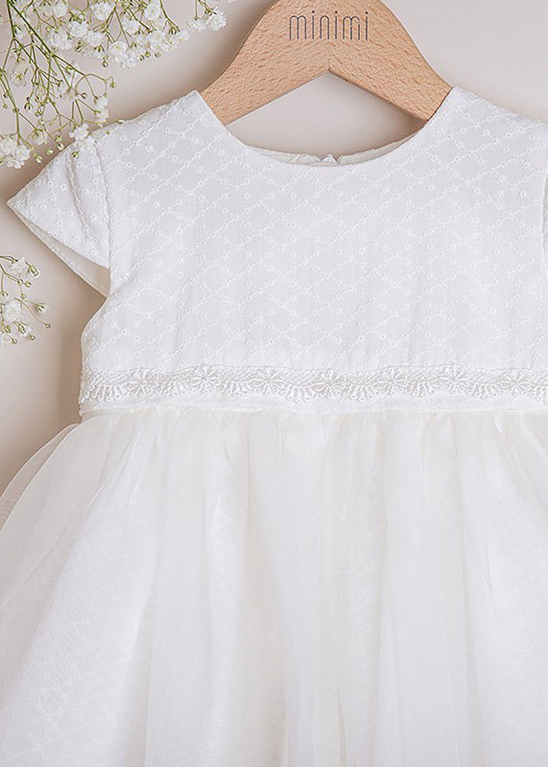 MINIMI 44/20 Sukienka elegancka kolor śmietanka -  - #tag1# - #tag2# - #tag3# - #tag4#