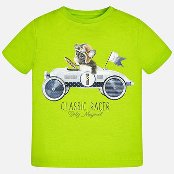 Mayoral 1009-73 Koszulka k/r nadruk samochód  kolor Guacamole -  - #tag1# - #tag2# - #tag3# - #tag4#