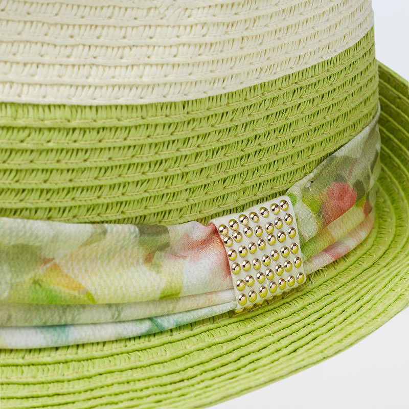 Mayoral 10212-94 Kapelusz dwukolorowy  kolor Limonka -  - #tag1# - #tag2# - #tag3# - #tag4#