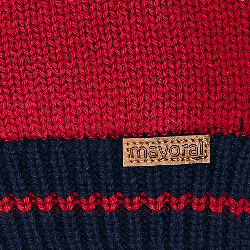 Mayoral 10444-37 Szalik chłopięcy ciepły bordo -  - #tag1# - #tag2# - #tag3# - #tag4#