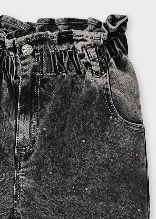 Mayoral 11-04577-062 Spodnie slouchy jeans dziewczynka 4577-62 Szary -  - #tag1# - #tag2# - #tag3# - #tag4#