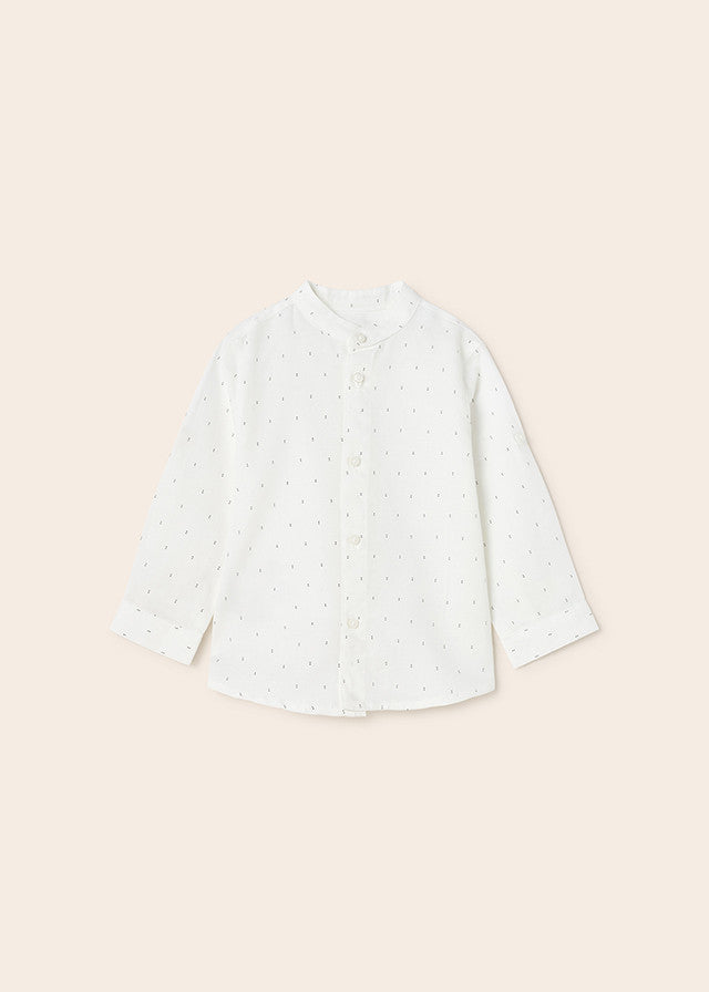 Mayoral 1114-76 Koszula z długim rękawem fantazja len chłopiec kolor dots -  - #tag1# - #tag2# - #tag3# - #tag4#