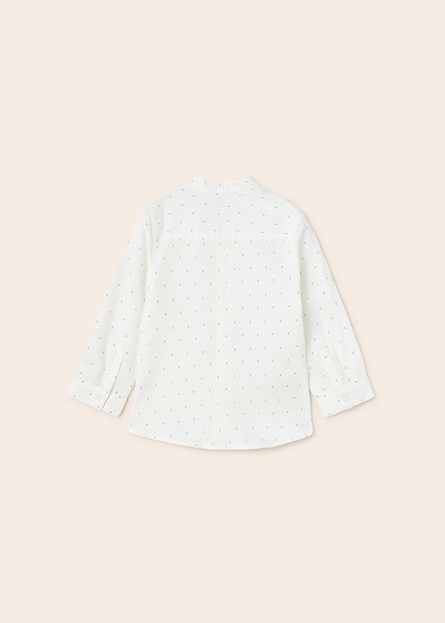 Mayoral 1114-76 Koszula z długim rękawem fantazja len chłopiec kolor dots -  - #tag1# - #tag2# - #tag3# - #tag4#
