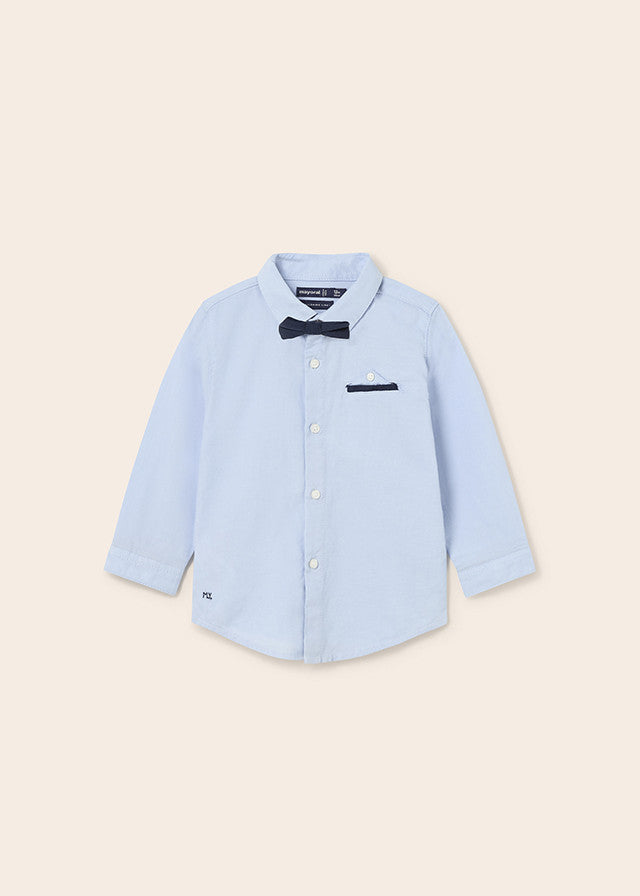 Mayoral 1115-41 Koszula z muszką chłopiec kolor błękitny -  - #tag1# - #tag2# - #tag3# - #tag4#