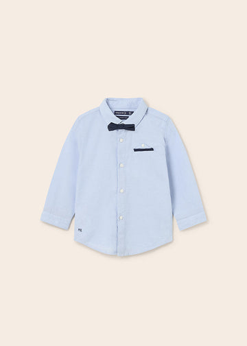Mayoral 1115-41 Koszula z muszką chłopiec kolor błękitny -  - #tag1# - #tag2# - #tag3# - #tag4#