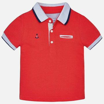 Mayoral 1138-90 Koszulka polo krótki rękaw kolor czerwony -  - #tag1# - #tag2# - #tag3# - #tag4#