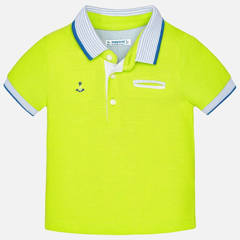 Mayoral 1138-91 Koszulka polo krótki rękaw kolor Brokuł -  - #tag1# - #tag2# - #tag3# - #tag4#