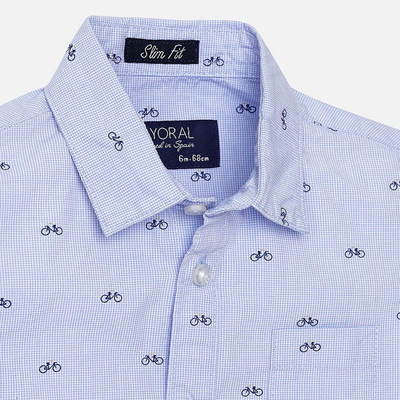 Mayoral 1149-59 Koszula krót.ręk. nadruk  kolor Rajski -  - #tag1# - #tag2# - #tag3# - #tag4#