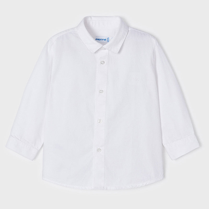 Mayoral 124-32 Koszula z długim rękawem chłopięca kolor biały -  - #tag1# - #tag2# - #tag3# - #tag4#