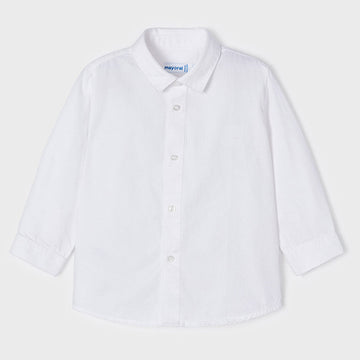 Mayoral 124-32 Koszula z długim rękawem chłopięca kolor biały -  - #tag1# - #tag2# - #tag3# - #tag4#