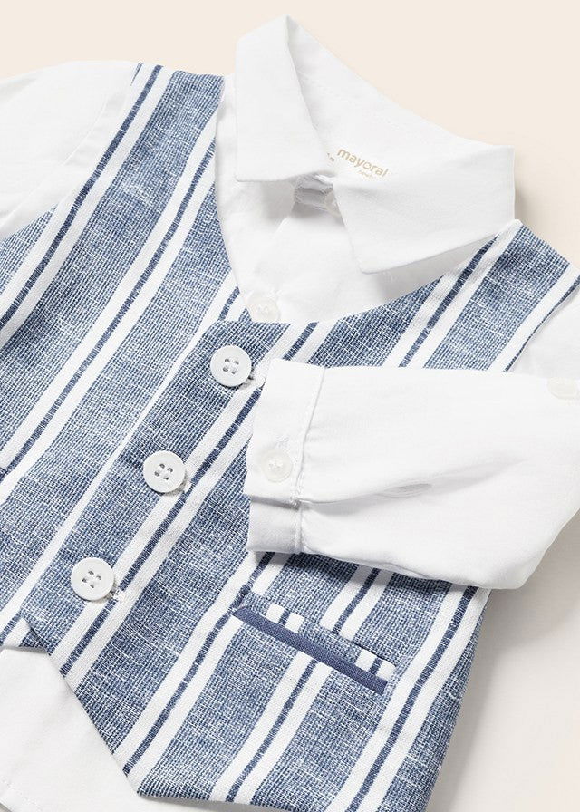 Mayoral 1263-74 Komplet z kamizelką chłopiec kolor imperial -  - #tag1# - #tag2# - #tag3# - #tag4#