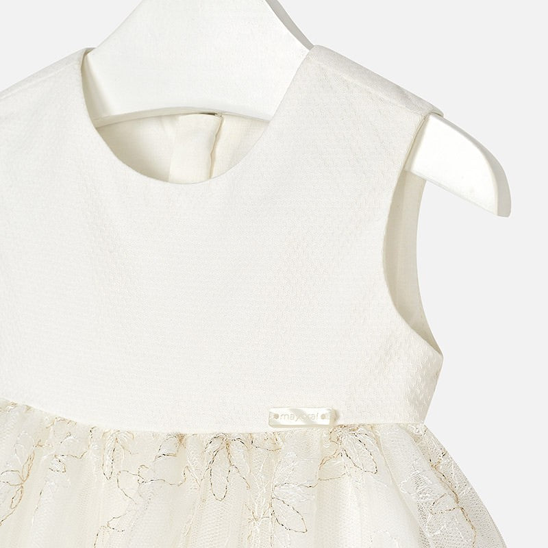 Mayoral 1914-10 Sukienka dziewczęca tiul kolor Szampan -  - #tag1# - #tag2# - #tag3# - #tag4#