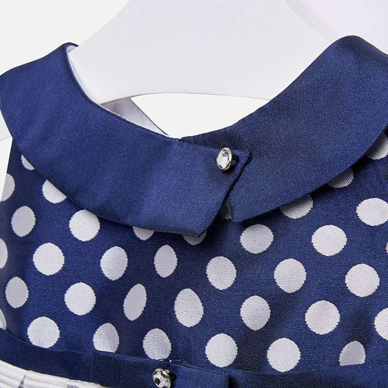 Mayoral 1924-36 Sukienka dziewczęca kolor granat -  - #tag1# - #tag2# - #tag3# - #tag4#