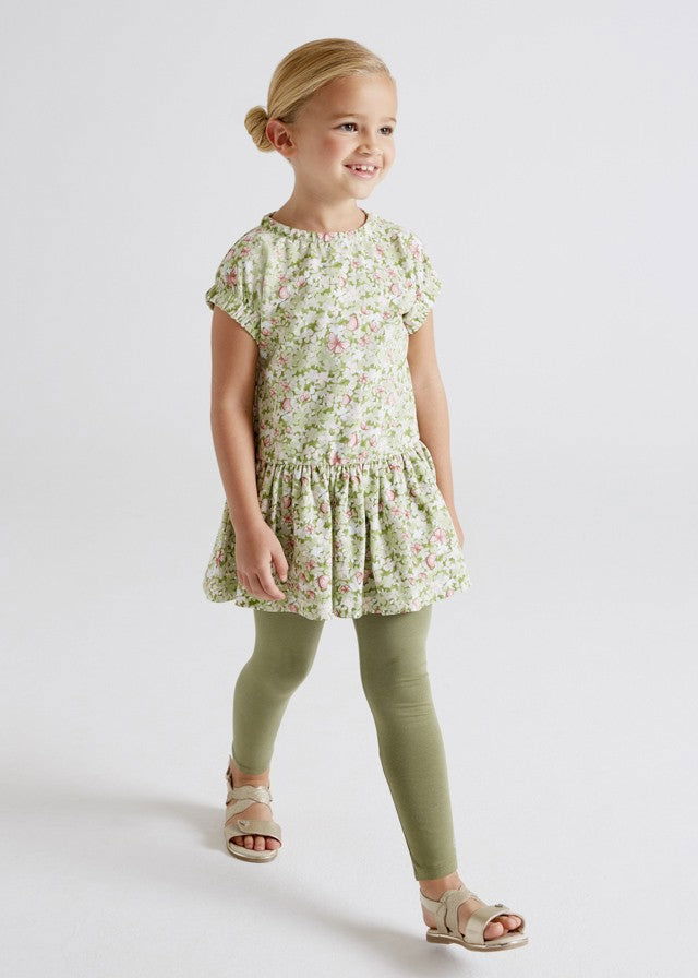 Mayoral 22-00748-018 Leginsy długie dziewczynka 748-18 liść laurowy -  - #tag1# - #tag2# - #tag3# - #tag4#