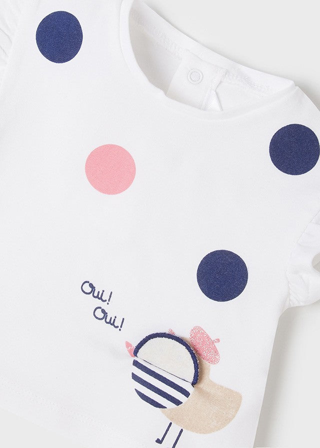 Mayoral 22-01001-077 Komplet 2 koszulki dziewczynka 1001-77 różowy -  - #tag1# - #tag2# - #tag3# - #tag4#