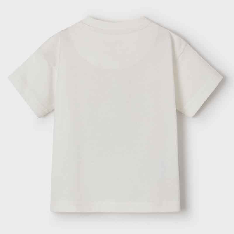 Mayoral 22-01013-059 Koszulka z krótkim rękawem chłopiec 1013-59 kremowy -  - #tag1# - #tag2# - #tag3# - #tag4#