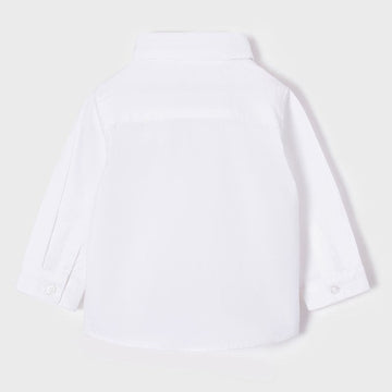 Mayoral 22-01117-095 Koszula z muszką chłopiec 1117-95 biały -  - #tag1# - #tag2# - #tag3# - #tag4#