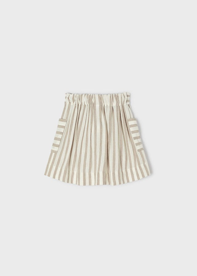 Mayoral 22-03903-015 Spódnica w paski dziewczynka 3903-15 korzenny -  - #tag1# - #tag2# - #tag3# - #tag4#