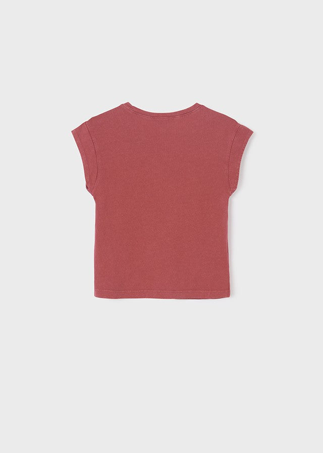 Mayoral 22-06035-062 Koszulka z krótkim rękawem dziewczynka 6035-62 różowy -  - #tag1# - #tag2# - #tag3# - #tag4#