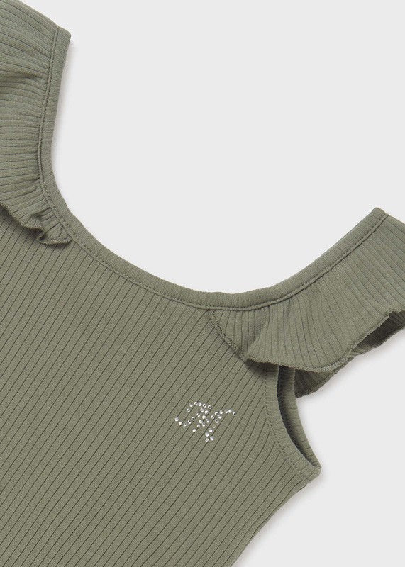 Mayoral 22-06040-032 Koszulka na ramiączkach dziewczynka 6040-32 algi -  - #tag1# - #tag2# - #tag3# - #tag4#