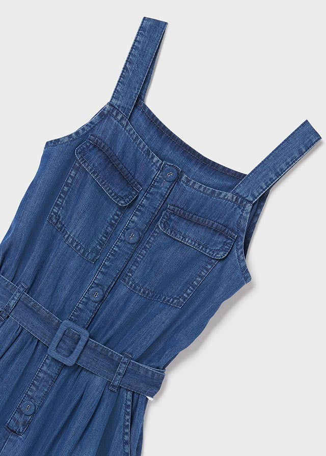 Mayoral 22-06831-055 Kombinezon dziewczynka 6831-55 jeans -  - #tag1# - #tag2# - #tag3# - #tag4#
