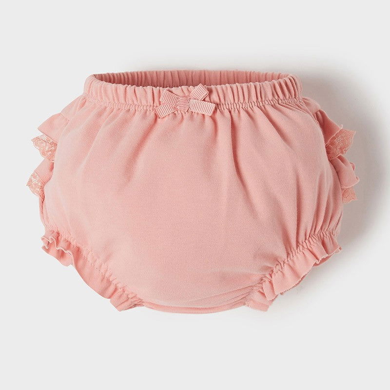 Mayoral 22-09464-054 Majteczki z falbankami dziewczynka 9464-54 blossom -  - #tag1# - #tag2# - #tag3# - #tag4#