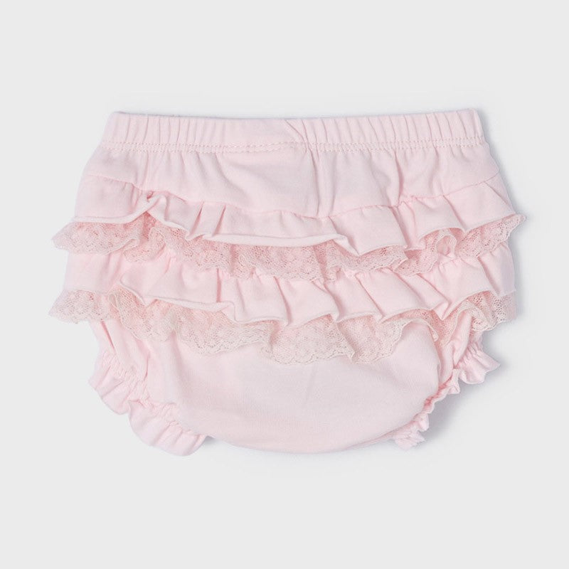 Mayoral 22-09464-057 Majteczki z falbankami dziewczynka 9464-57 różowy -  - #tag1# - #tag2# - #tag3# - #tag4#