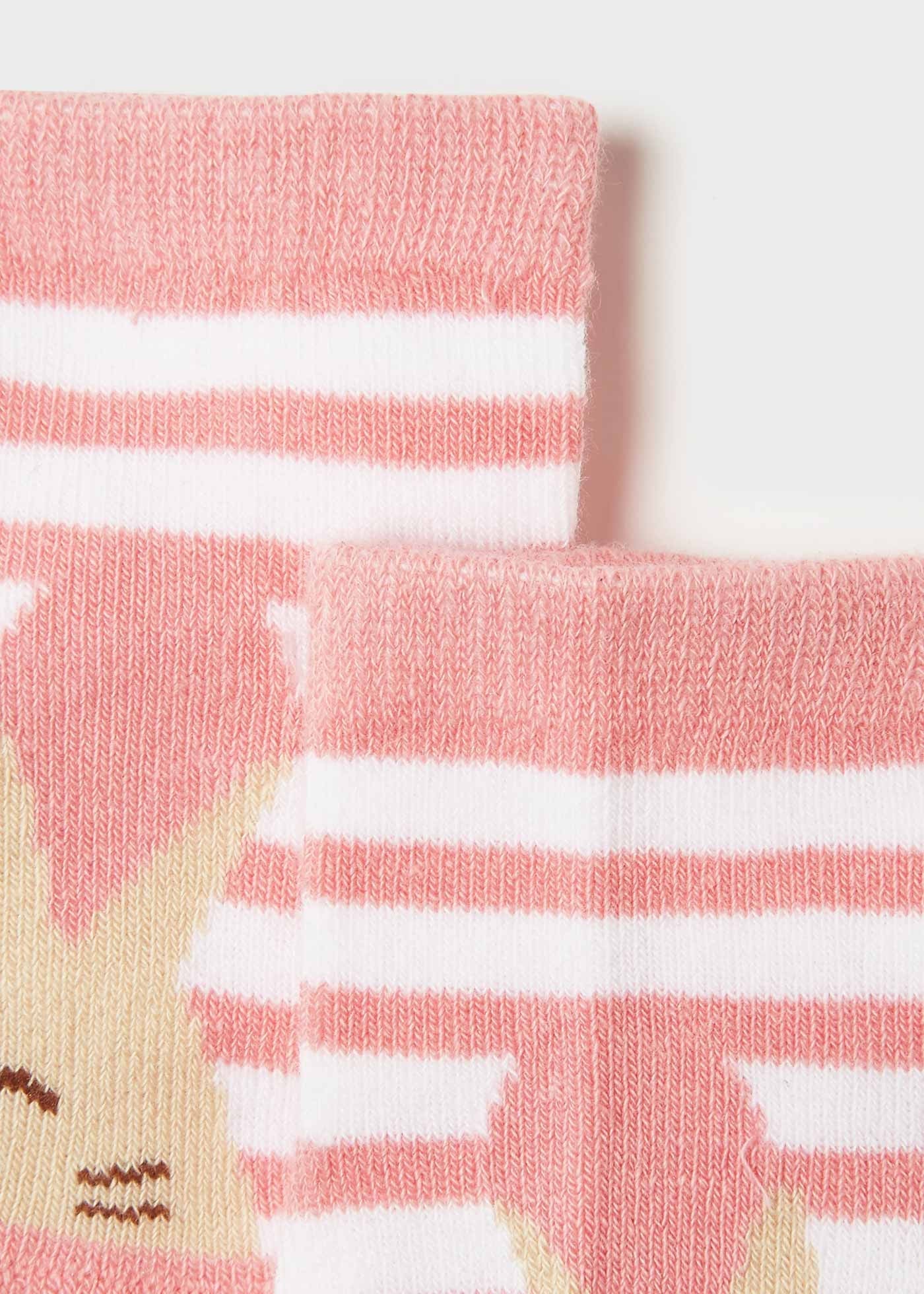 Mayoral 22-09478-018 Skarpetki antypoślizgowe dziewczynka 9478-18 różowy -  - #tag1# - #tag2# - #tag3# - #tag4#