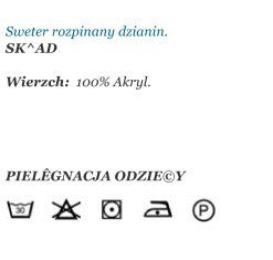 Mayoral 3318-63 Sweter rozpinany szydełko kolor Kość Słon. -  - #tag1# - #tag2# - #tag3# - #tag4#