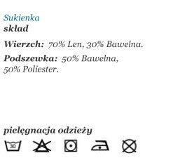 Mayoral 3929-44 Sukienka len haft  kolor Naturalny -  - #tag1# - #tag2# - #tag3# - #tag4#