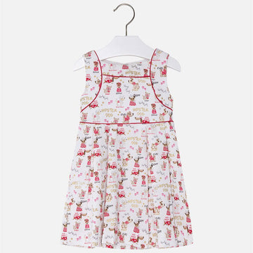 Mayoral 3960-62 Sukienka dziewczęca kolor czerwony -  - #tag1# - #tag2# - #tag3# - #tag4#