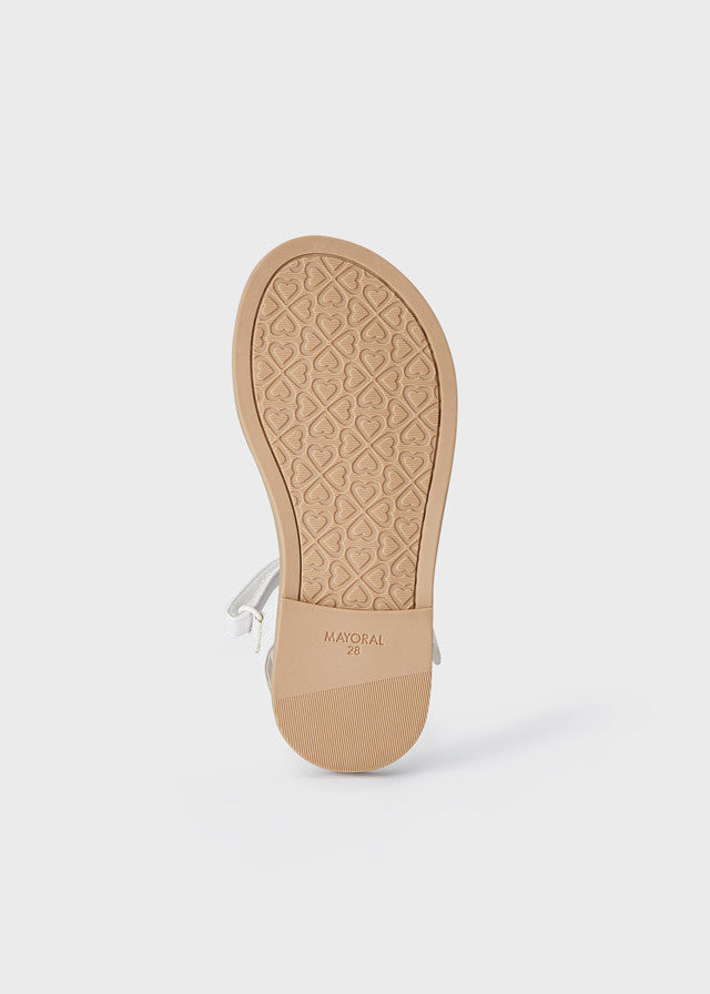 Mayoral 43447-23 Sandały z koralikami dziewczynka kolor whitemetal -  - #tag1# - #tag2# - #tag3# - #tag4#