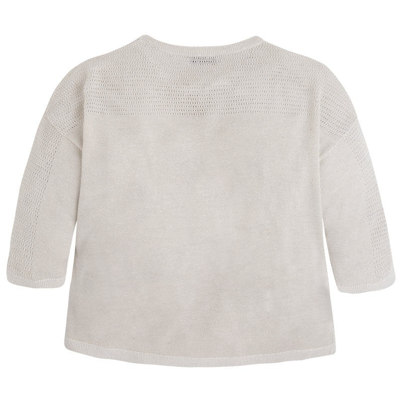 Mayoral 6310-58 Sweter trykot ażurowy kolor Złoty -  - #tag1# - #tag2# - #tag3# - #tag4#