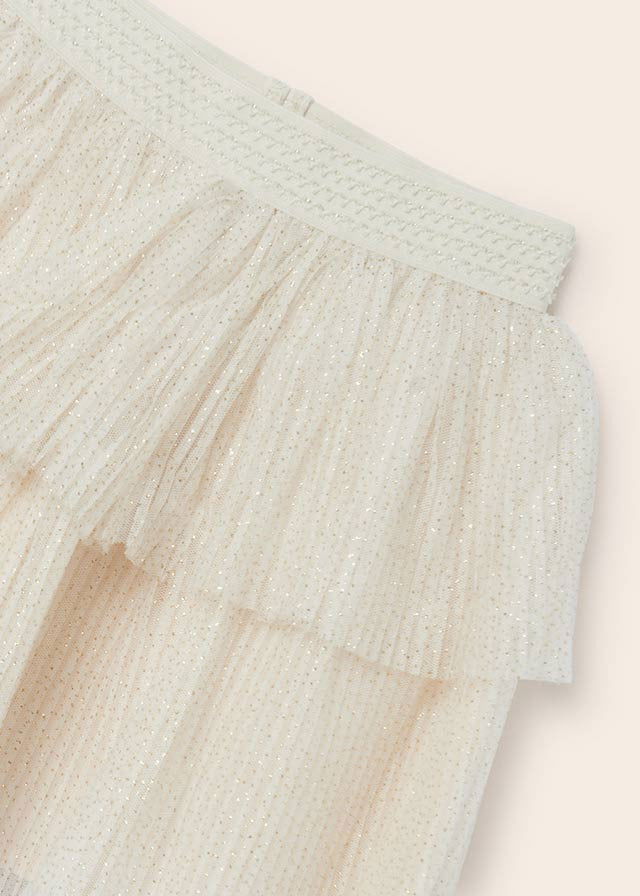 Mayoral 6901-66 Spódnica z tiulu dziewczynka kolor beżowy -  - #tag1# - #tag2# - #tag3# - #tag4#