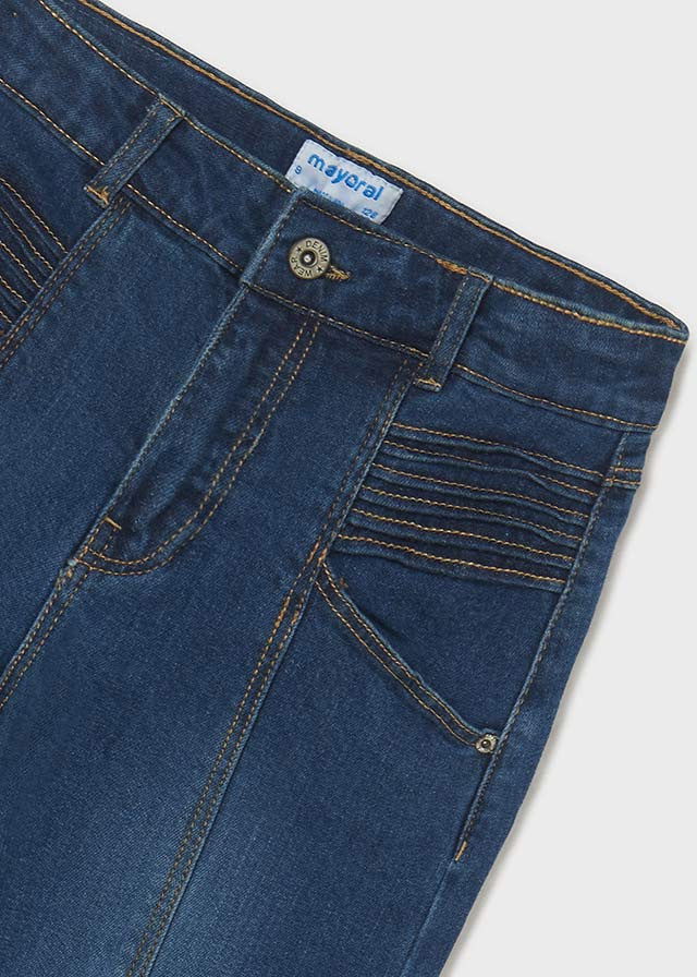 Mayoral 7594-80 Długie spodnie jeansowe dziewczęce kolor medio -  - #tag1# - #tag2# - #tag3# - #tag4#