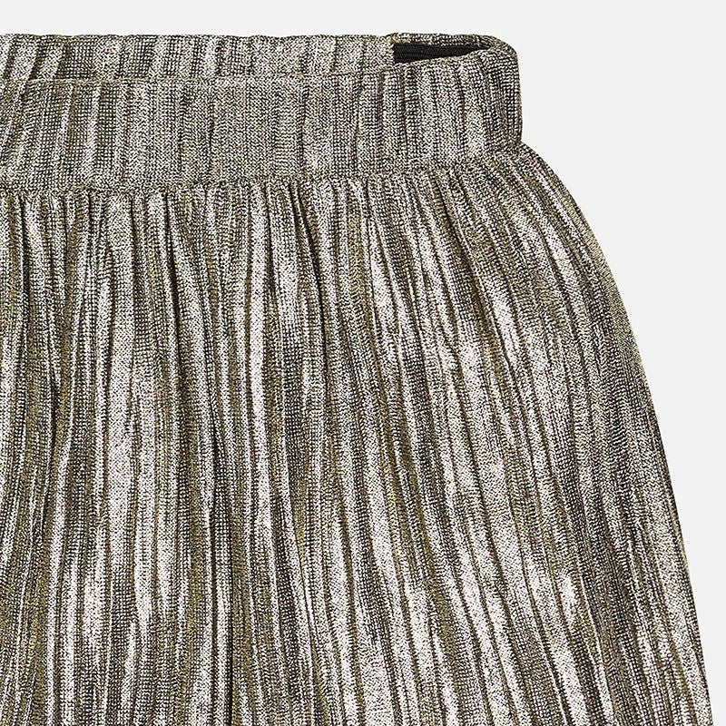 Mayoral 7915-47 Spódnica plisowana metalowa kolor Brąz -  - #tag1# - #tag2# - #tag3# - #tag4#