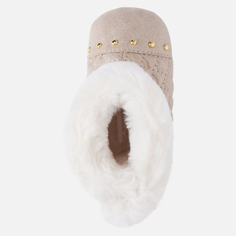 Mayoral 9370-67 Buciki futerko  kolor Brąz -  - #tag1# - #tag2# - #tag3# - #tag4#