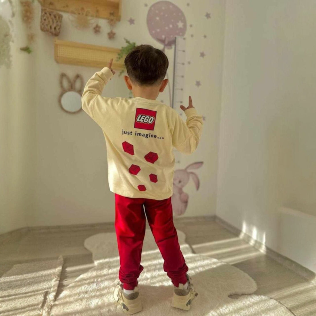 Boy's tracksuit blocks red Jeliboom 2593-22125-18