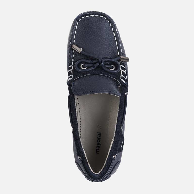 Mokasyny skórzane chłopięce Mayoral 43193-73 granat -  - #tag1# - #tag2# - #tag3# - #tag4#