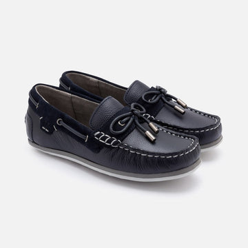 Mokasyny skórzane chłopięce Mayoral 45193-73 granat -  - #tag1# - #tag2# - #tag3# - #tag4#