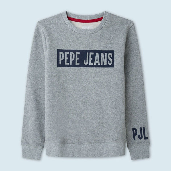 Pepe Jeans Sports sweatshirt JAMIE junior boy PB581347-933 GREY MARL