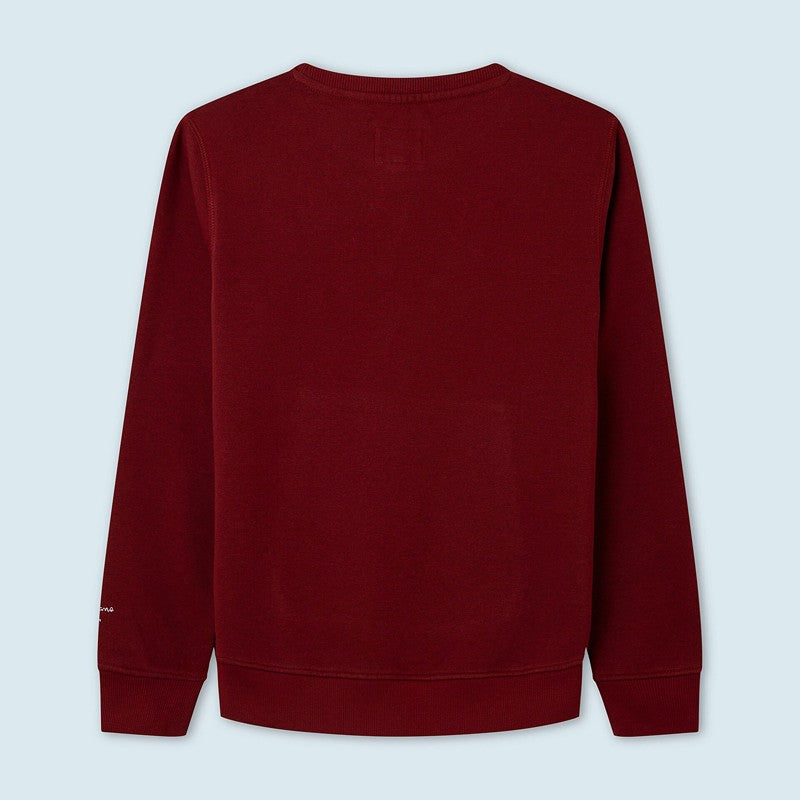 Pepe Jeans Bluza z kieszenią JEREMY junior chłopak PB581360-287 CURRANT -  - #tag1# - #tag2# - #tag3# - #tag4#