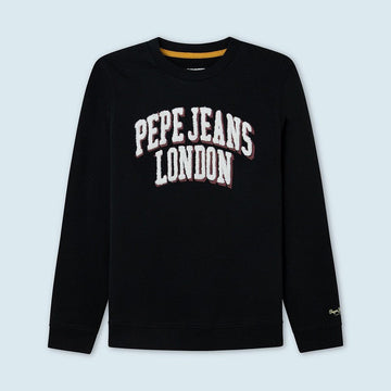 Pepe Jeans Bluza z literami 3d JAMESON junior chłopak PB581346-985 INFINITY -  - #tag1# - #tag2# - #tag3# - #tag4#