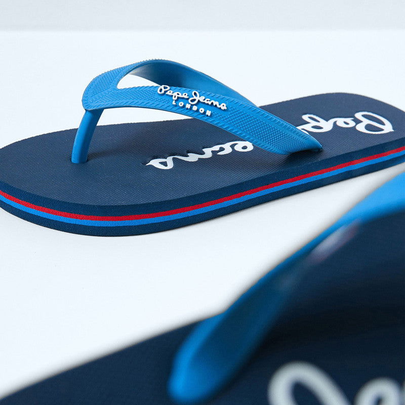 Pepe Jeans Klapki BAY BEACH BRAND B junior boy PBS70049-549 BEAT -  - #tag1# - #tag2# - #tag3# - #tag4#