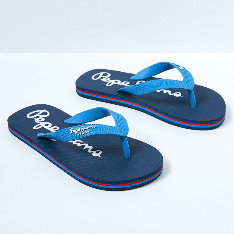 Pepe Jeans Klapki BAY BEACH BRAND B junior boy PBS70049-549 BEAT -  - #tag1# - #tag2# - #tag3# - #tag4#