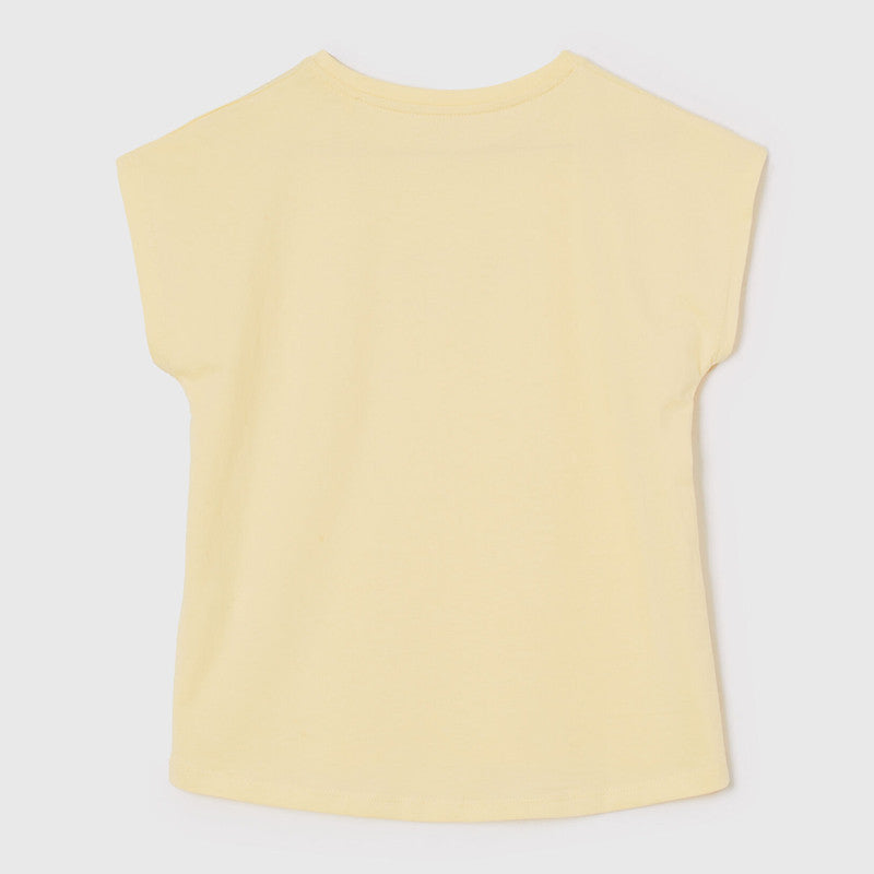 Pepe Jeans Koszulka NURIA junior dziewczyna PG502460-037 żółty -  - #tag1# - #tag2# - #tag3# - #tag4#